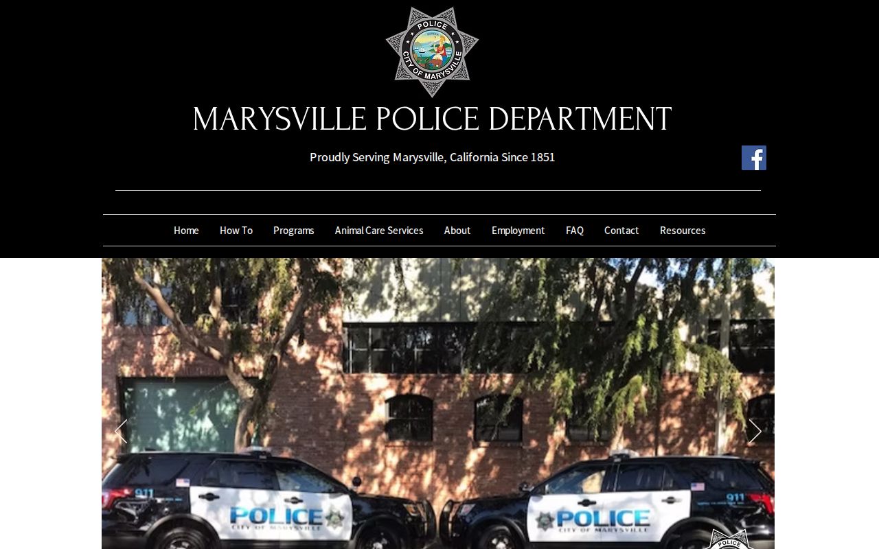 Marysville Police Department source for Marysville criminal records